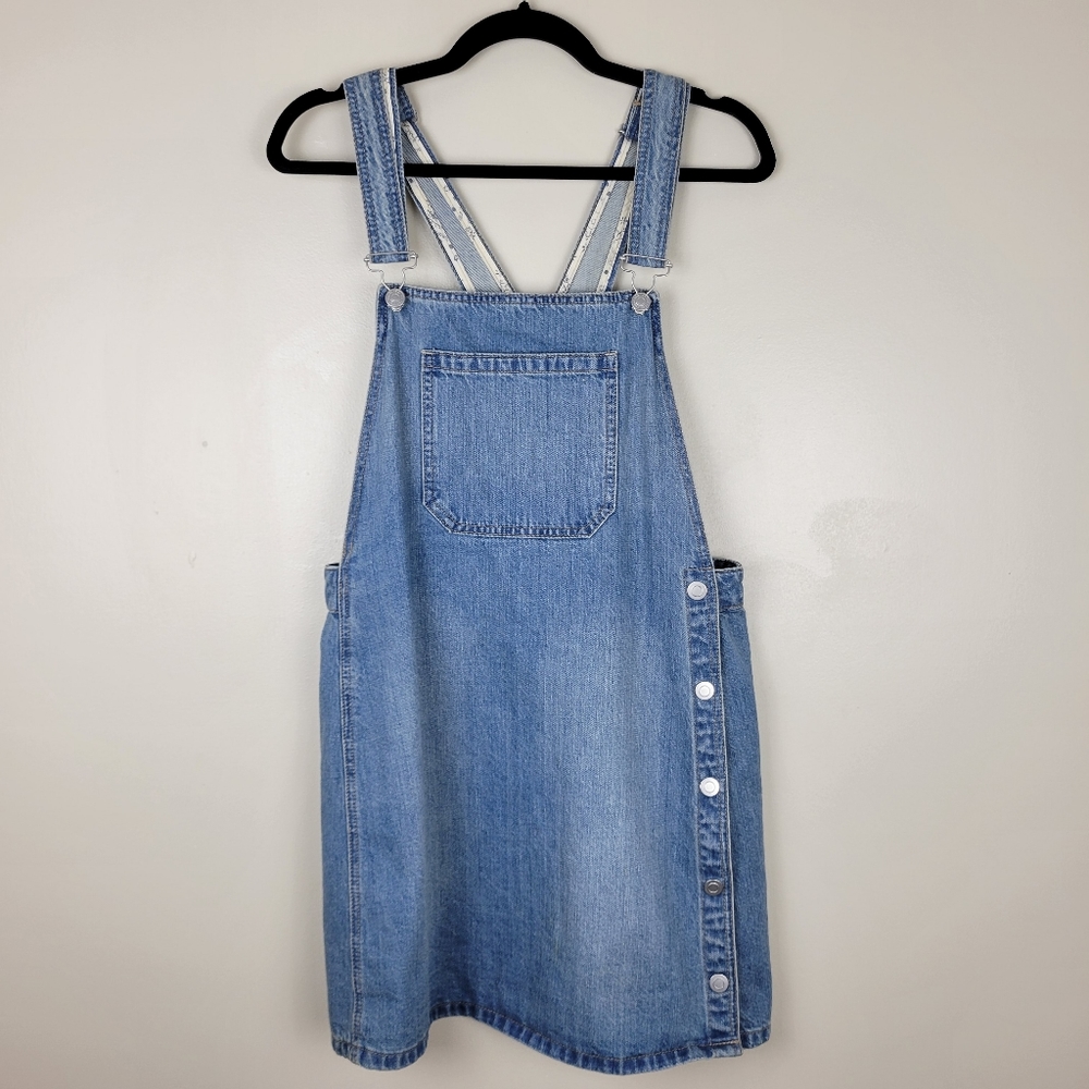 Free People denim overall dress